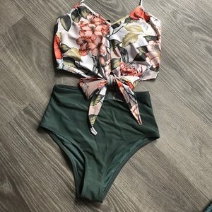 Aerie high rise cheeky bottoms Size S NWT